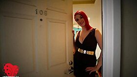 Siri pornstar tongue fucks Sinn Sage's small tits