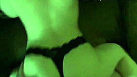 Curvy cam model bee gets bent over