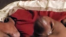 Chocolate jerk explodes in epic cumshot!