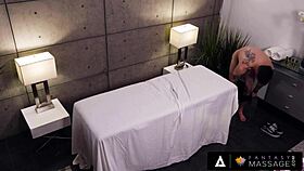 Hey babe, slip under the table and give me that solid bj during this oily massage!