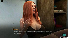 Bound Thicc Redhead Bombshell On Bed