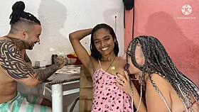 Our card game turned into a wild ORGY with TOYS and ORGASMS!