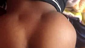 Fucking homegirl's little 18+ bent over