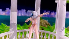 Unknown girl strikes pose in micro bikini 😊