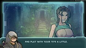 Watch Lara Croft's tits in this hentai episode?