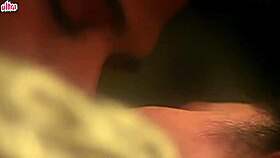 Anil Kapoor and Madhuri Kissing in Romantic Scene