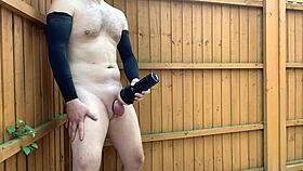 Outdoor Fleshlight Dare Turns Wild and Shaved