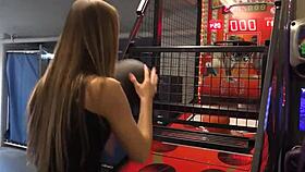 Shocked Model Delivers Sweet Cumshot Facial