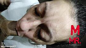 I suck Mr. Poromga's dick passionately