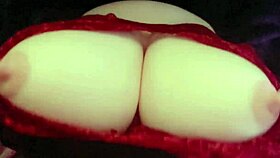 Chichi Fueta's rocket titjob with big tits and cum