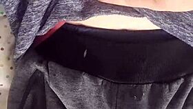 intriguing peeing session in the bedroom with gaste85