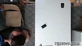 boob police hentai catches a suspect in uniform, apprehending the petite teen under hardcore interrogation