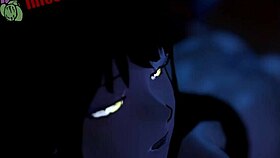 Sun tempts Blake with intense anal pleasure in hentai style