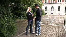 gina casting session with michael involves blowjob and doggystyle