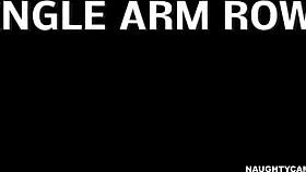 bikini fitness models in workouts with funny amateur comedy