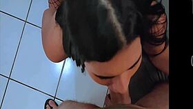 try deep throating this monster cock until you fail, big tits bouncing