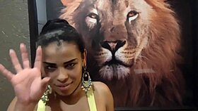 Latina wife deepthroats favorite black cock bent over