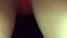 Married Carla Sensually Changes Lamp, Flashing Pussy In Lingerie!