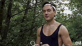 Blaire Johnson соблазняет Monica Lush на тренировке.