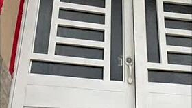 Neighbors catch our delicious public fuck at the door