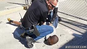 Cop Catches Shoplifter In Gay Booty Fucking