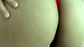 Married Carla Sensually Changes Lamp, Flashing Pussy In Lingerie!