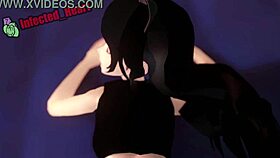 Sun tempts Blake with intense anal pleasure in hentai style