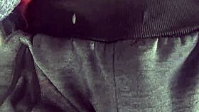 intriguing peeing session in the bedroom with gaste85