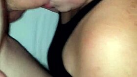 Blonde MILF sucks fat cock part 2