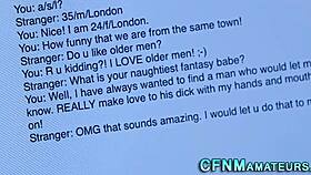 Blonde Babe Sucks Rod in Clothed CFNM Action