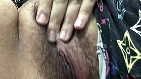 filipina girlfriend enjoys solo playtime in room