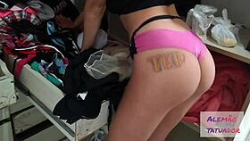 Behind the scenes with Mirella Montana and the German tattoo artist