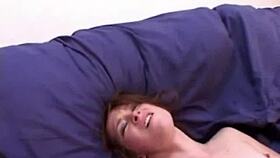 i got this brunette babe into a threesome thru a faux audition she cant say no too