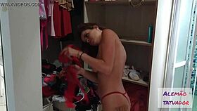 Behind the scenes with Mirella Montana and the German tattoo artist