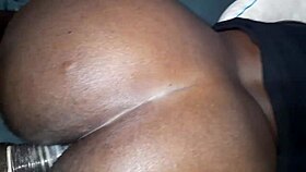 In this homemade scene, a wet pussy gets pounded by a monster cock.