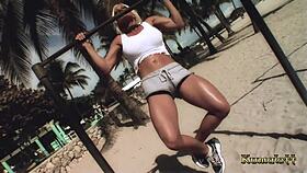 I-I watched Kumalott, that blonde milf, gettin' pounded in this interracial group bang, facials flyin' everywhere.