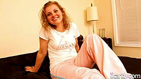 Becky Fucks Sissy Michel In Bathroom Shower Orgasm