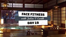 Day 19 Face Fitness With Julia V Earth