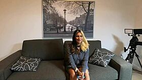 Aleksa faces intense latina casting interview