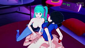 bulma and chichi, ready for that threesome?
