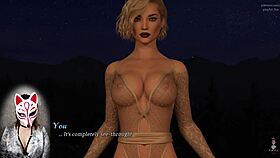 in dreamland ep 1, the blonde babe is fingering her pussy to orgasm