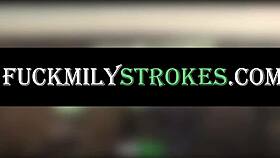 Taboo Bikini Blowjob by Teen Brunette in Pool Hideout