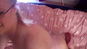 Watch Jessika jerk that hard cock?