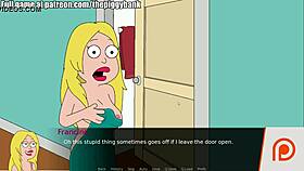 francine smith drops towel for a happy monday surprise