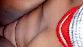 fucking my busty ebony with big pussy and tits as she screams loudly