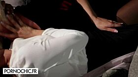 chloé lacourt and henessy in double anal penetration 😈