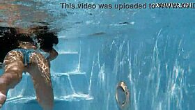 Lana Lelani bathing outdoors in public 😊