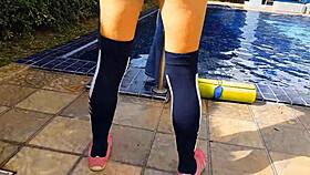 Special sport pants for flashing in public