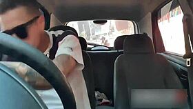 gay milf sucks cock in car