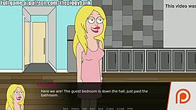 francine smith drops towel for a happy monday surprise